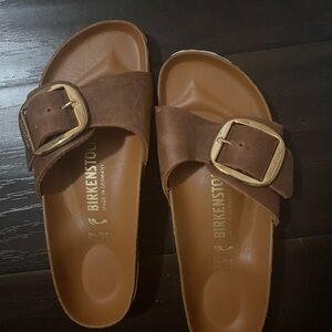 Birkenstock Big Buckle Slide Sandal (Madrid Style)